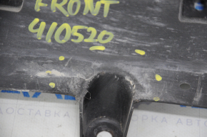 Губа переднего бампера Toyota Prius 30 10-15 сломано крепление, затерта, трещина