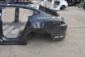 Четверть крыло задняя левая Tesla Model S 12-20 на кузове, филенка алюминий, графит, вмятинка