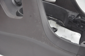 Консоль центральная с подлокотником Hyundai Santa FE Sport 17-18 рест, черная, царапины
