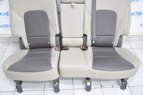 Задний ряд сидений 2 ряд Hyundai Santa FE Sport 17-18 рест, кожа бежевый+коричневый
