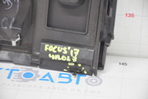 Накладка колени водителя Ford Focus mk3 13-18 черная, слом креп