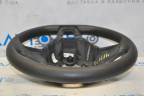 Руль голый VW Jetta 15-18 USA резина, черный, вмятина