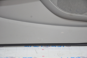 Обшивка дверей картка перед лев Toyota Camry v40 шкіра сіра, подряпини, побілів пластик