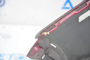 Бампер задній голий правыйий Ford Escape MK3 17-19 рест, червоний, надлом кріп
