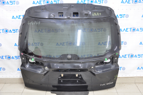 Дверь багажника голая со стеклом Lexus NX200t NX300 NX300h 15-21 под электропривод, черный 223