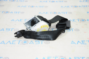 Ремінь безпеки задній правий Ford Escape MK3 13-19 чорний, затертий