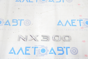 Эмблема надпись NX300 двери багажника Lexus NX300 18-21