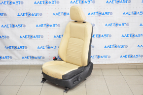 Водительское сидение Lexus NX300 NX300h 18-21 без airbag, электро, кожа, подогрев, вентиляция, черно-бежевое, не работает электрика, топляк