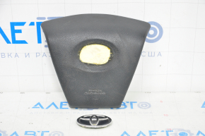 Накладка подушки безопасности airbag в руль водительская Toyota Camry v50 12-14 usa LE, перетянута
