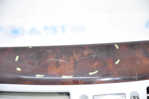 Накладка передней панели Mercedes W221 дерево, царапины, треснута