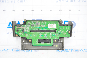 Рамка накладка з керуванням дисплея, радіо, кліматом, повітроводи Infiniti FX35 FX45 04-06 відсутня верхня частина рамки