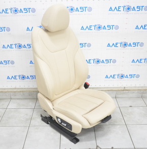 Пассажирское сидение BMW X3 G01 18-21 с airbag, электро, кожзам бежевое