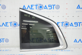 Форточка глухое стекло задняя левая BMW X3 G01 18-21 хром, тонировка