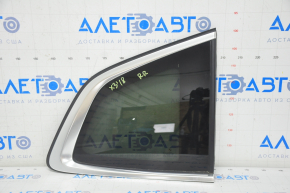 Форточка глухое стекло задняя правая BMW X3 G01 18-21 хром, тонировка