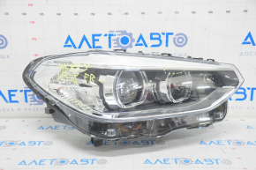Фара передня права в зборі BMW X3 G01 18-21 галоген+LED, подряпини