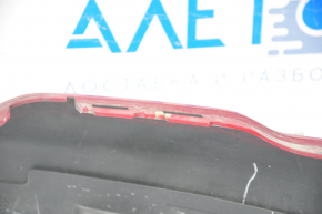 Бампер передній голий верхня частина Jeep Compass 17- червоний, притиснутий, надлом кріп