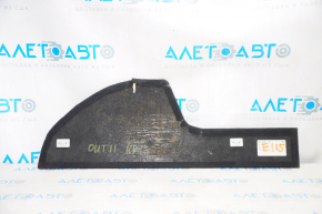 Накладка підлоги багажника збоку прав Subaru Outback 10-14 чорний, надрив
