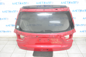 Дверь багажника голая со стеклом Jeep Compass 17- красный PRM, тычки