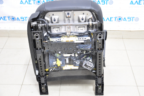 Пасажирське сидіння Ford Fusion mk5 17-20 без airbag, електро, шкіра чорн+ганчірка, не працює моторчик вперед-назад