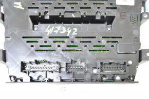 Панель керування радіо Ford Fusion mk5 13-20 SYNC 1, під двозонний клімат, дефект покриття