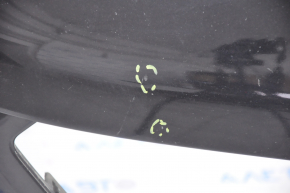 Бампер передний голый Chevrolet Volt 16- черный, тычки, царапины, надлом креп