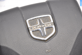 Подушка безпеки airbag в кермо водійська Dodge Dart 13-16 черн, подряпини