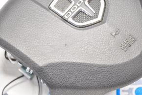 Подушка безпеки airbag в кермо водійська Dodge Dart 13-16 чорний, подряпина, тріщина