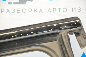 Молдинг двери верхний задний правый Jeep Compass 17- черный с уплотнителем стекла, мелкие царапины, под полировку