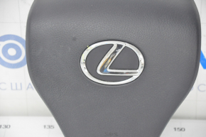 Подушка безпеки airbag в кермо водійська Lexus RX350 10-12 дорест чорний, поліз хром