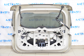 Дверь багажника голая со стеклом Nissan Rogue 17-20 серебро K23