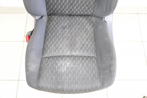 Водійське сидіння Nissan Rogue 14 - без airbag, електро, ганчірка чорний, надірвано