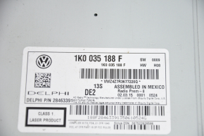 Магнитофон радио дисплей VW Passat b7 12-15 USA 6 кнопок