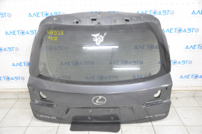 Дверь багажника голая со стеклом Lexus RX350 RX450h 10-15 графит 1G0, тычка