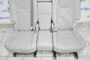 Задний ряд сидений 2 ряд Lexus RX350 RX450h 10-15 без airbag, кожа серое, трещины на коже, надрыв