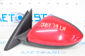 Дзеркало бічне ліве VW Jetta 19-3 піна, червоне