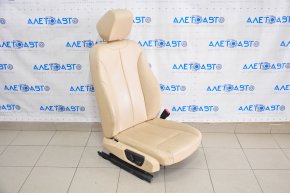 Пассажирское сидение BMW 3 F30 12-18 с airbag, электро, кожа беж