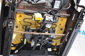 Пассажирское сидение Dodge Challenger 15- рест, с airbag, механическое, кожа, черное, царапина на коже
