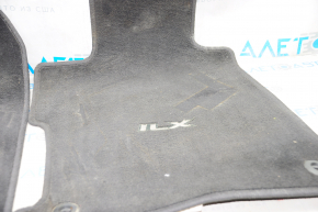Комплект ковриков салона Acura ILX 13- тряпка черный, под химчистку