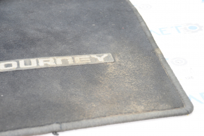 Комплект ковриков салона Dodge Journey 11- черн тряпка, пропалено, под химчистку