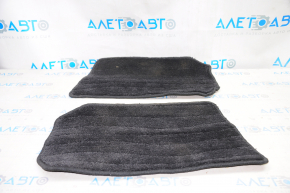 Комплект килимків Nissan Leaf 13-17 ганчірка чорний, без емблеми, під хімчистку