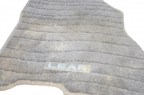 Коврик салона передний правый Nissan Leaf 13-17 тряпка черн, под химчистку