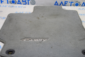 Килимок салону передній лев Toyota Camry v55 15-17 usa ганчірка сірий, під хімчистку