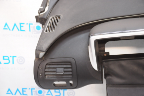 Торпедо передняя панель без AIRBAG Chevrolet Volt 11-15 черн с накладкой на подушку, липкий пластик, потерта