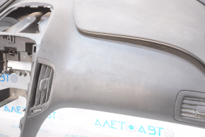 Торпедо передня панель без AIRBAG Chevrolet Volt 11-15 черн з накладкою на подушку, липкий пластик, потерта