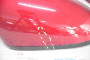 Зеркало боковое правое Ford Fusion mk5 13-20 13 пинов, автозатемн, поворотник, подогрев, BSM, красное, царапина, трещина