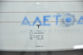 Дверь багажника голая со стеклом Tesla Model S 12-20 коричневый PPTI, с стоп сигналом, с петлями