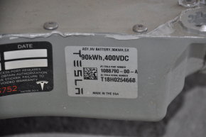 Аккумуляторная батарея ВВБ в сборе Tesla Model S 12-20 90KWH, 82к, под замену контакторы