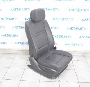 Пасажирське сидіння BMW X5 E70 07-13 з airbag, електро, шкіра, чорн