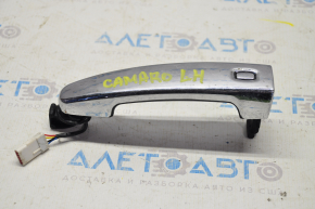 Ручка двери внешняя передняя левая Chevrolet Camaro 16- keyless хром