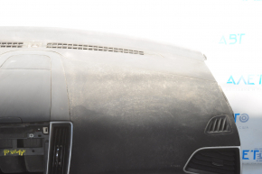 Торпедо передняя панель с AIRBAG Ford Edge 15-18 черная start-stop царапины, топляк под химч